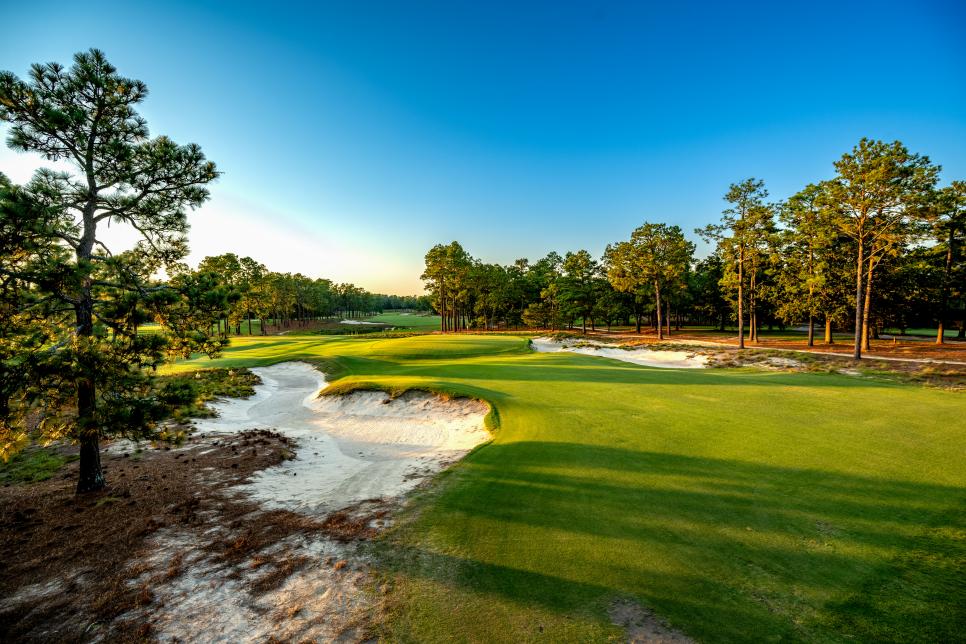 The 15th hole of Pinehurst #2 in the Pinehurst, North Carolina on Monday, Sept. 4, 2023.    (Copyright USGA/Fred Vuich)